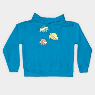 Three Little Turtles Kids Hoodie